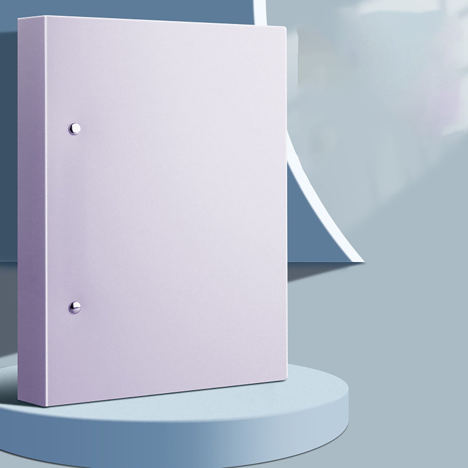 Heavy Duty Plastic Folder, Pocket Folder with brads, Letter Size Poly File, Plastic Folders with 3 Prongs Fasteners - Light Red