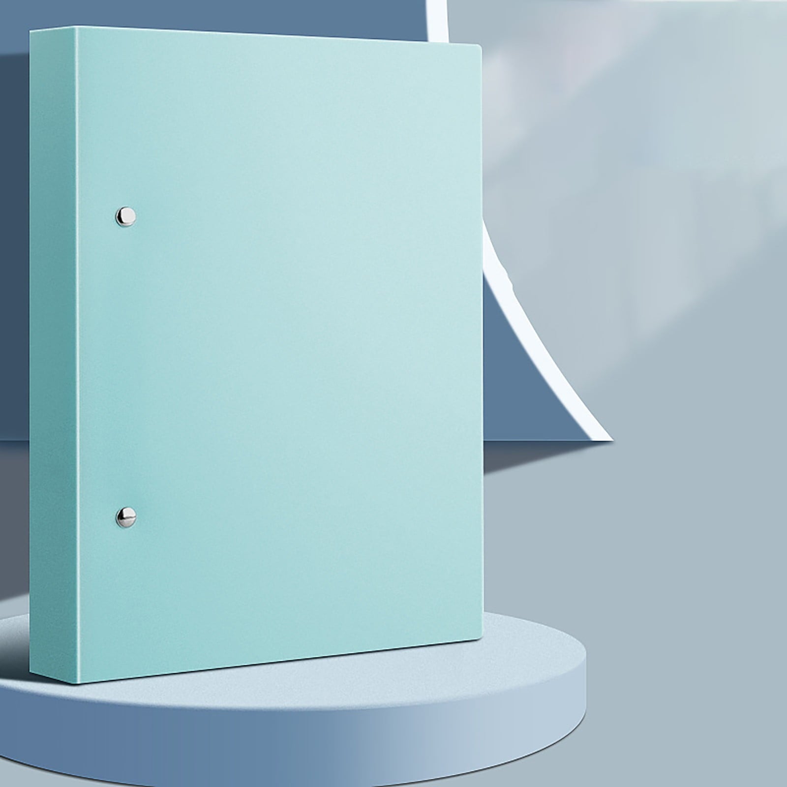 Heavy Duty Plastic Folder, Pocket Folder with brads, Letter Size Poly File, Plastic Folders with 3 Prongs Fasteners - Light Red