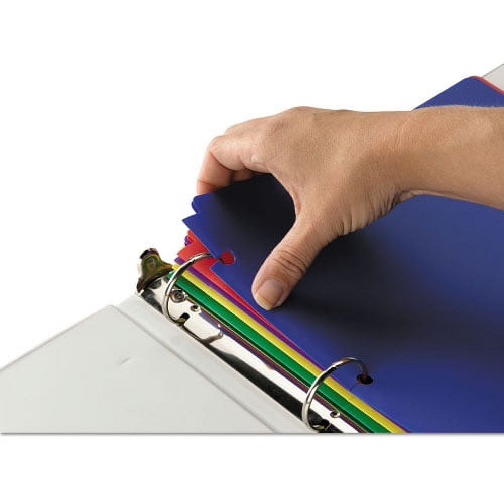 Poly Snap-In Two-Pocket Folder, 50-Sheet Capacity, 11 X 8.5, Assorted, 10/pack | Bundle of 2 Packs