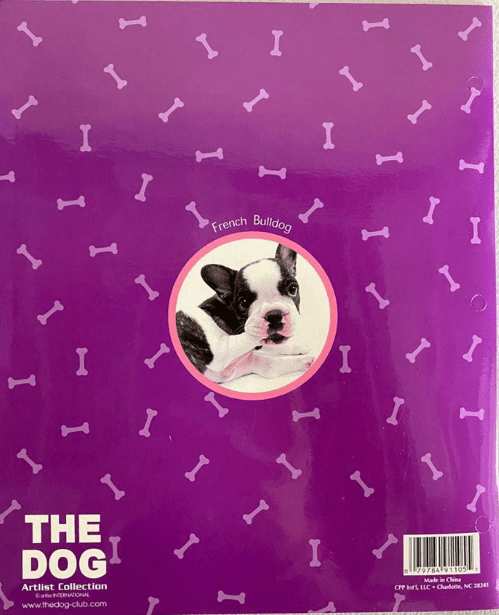 The Dog Artist Collection - Set of 6 Portfolio Folders with Pockets