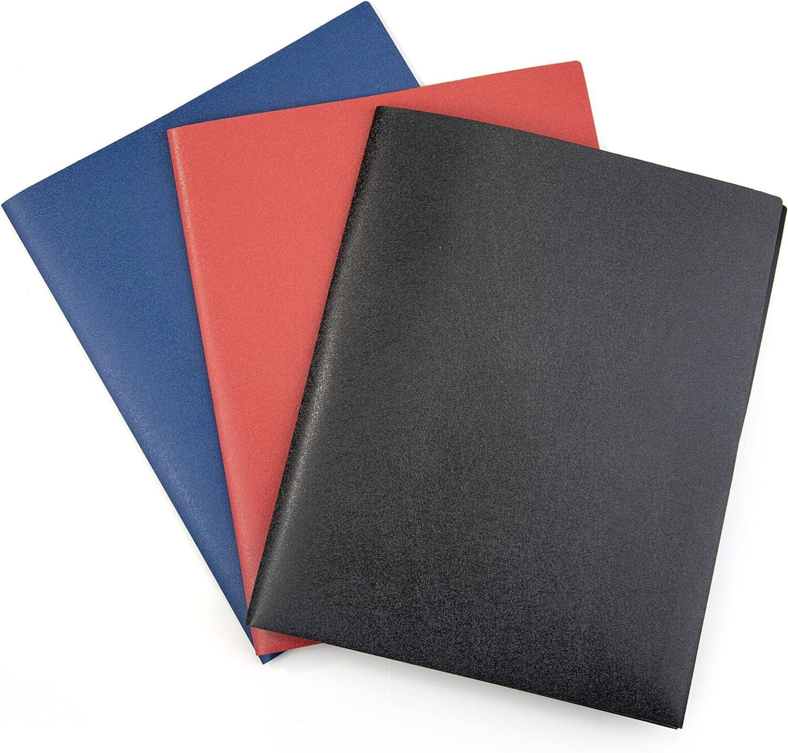 Mintra Poly Pocket Folders 3pk - Heavy Duty