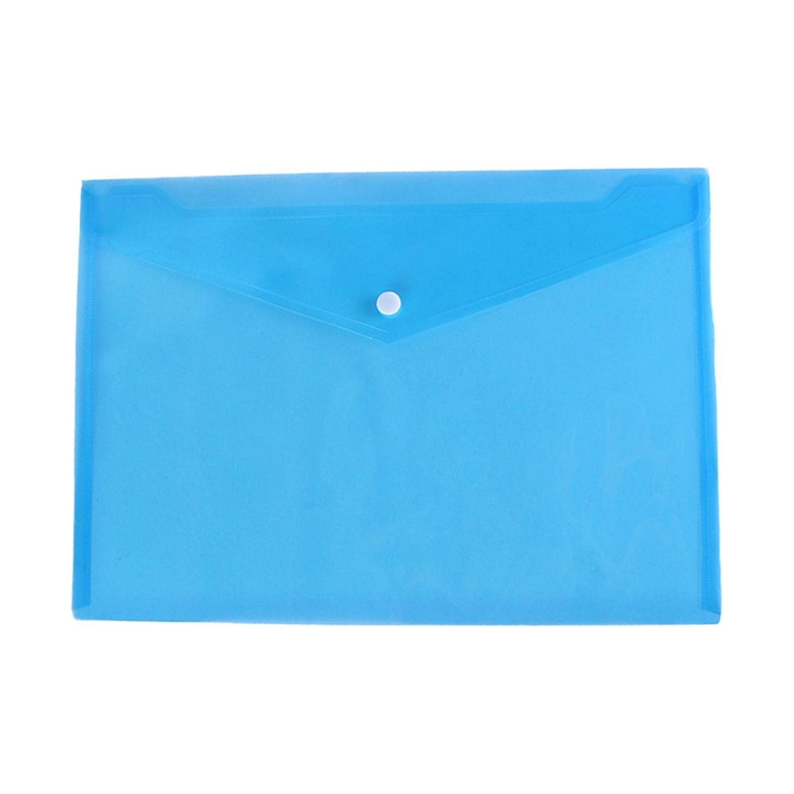 Pedty ,Plastic File Folders Envelope Expanding File Wallet Organizer Documents Folder with Snap Closure and Pocket A5 Size Transparent File Pouch for School (Assorted Color Vertical)