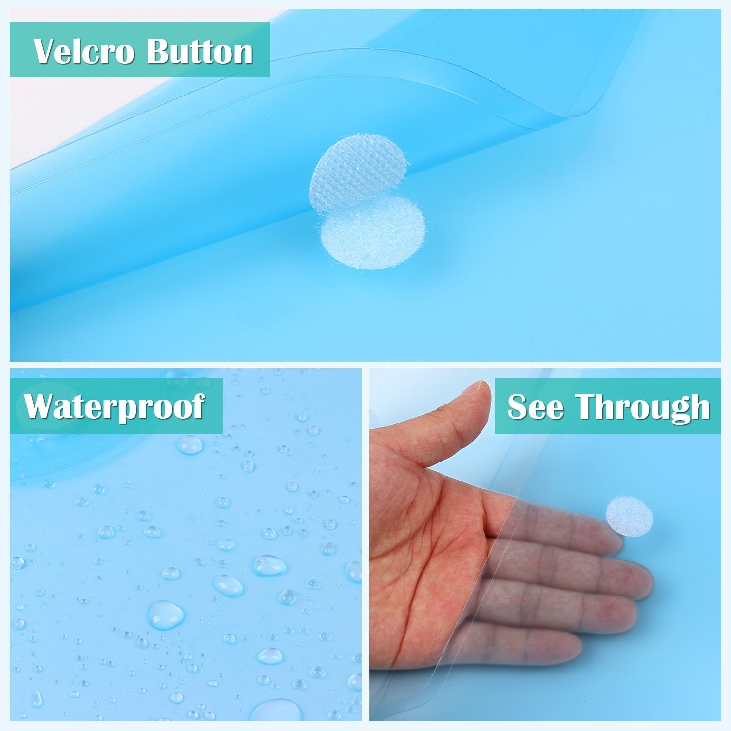 10 Pack Punched Pockets A4 Plastic Folders Wallets Ring Binder Files Popper Wallets for Home, Office and School