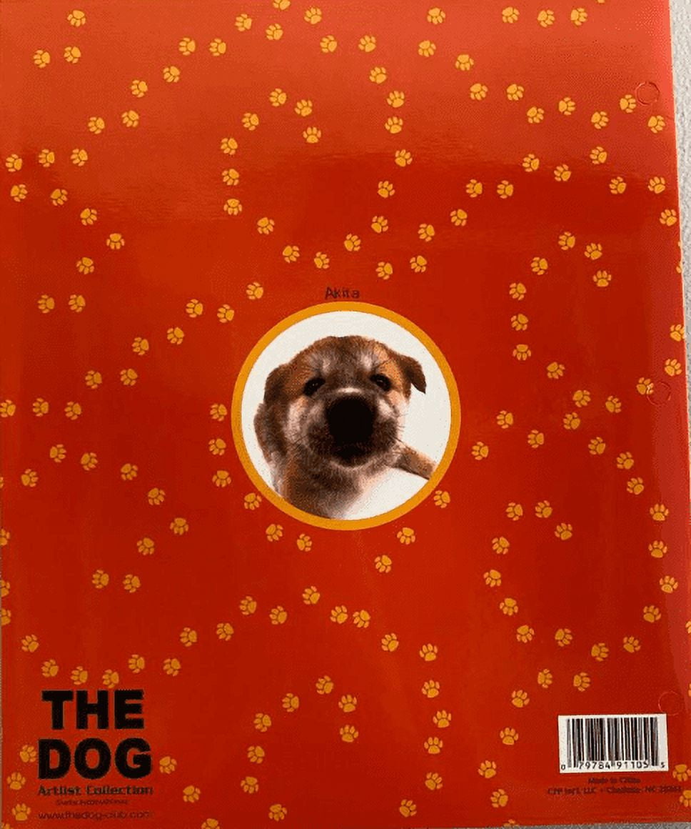 The Dog Artist Collection - Set of 6 Portfolio Folders with Pockets