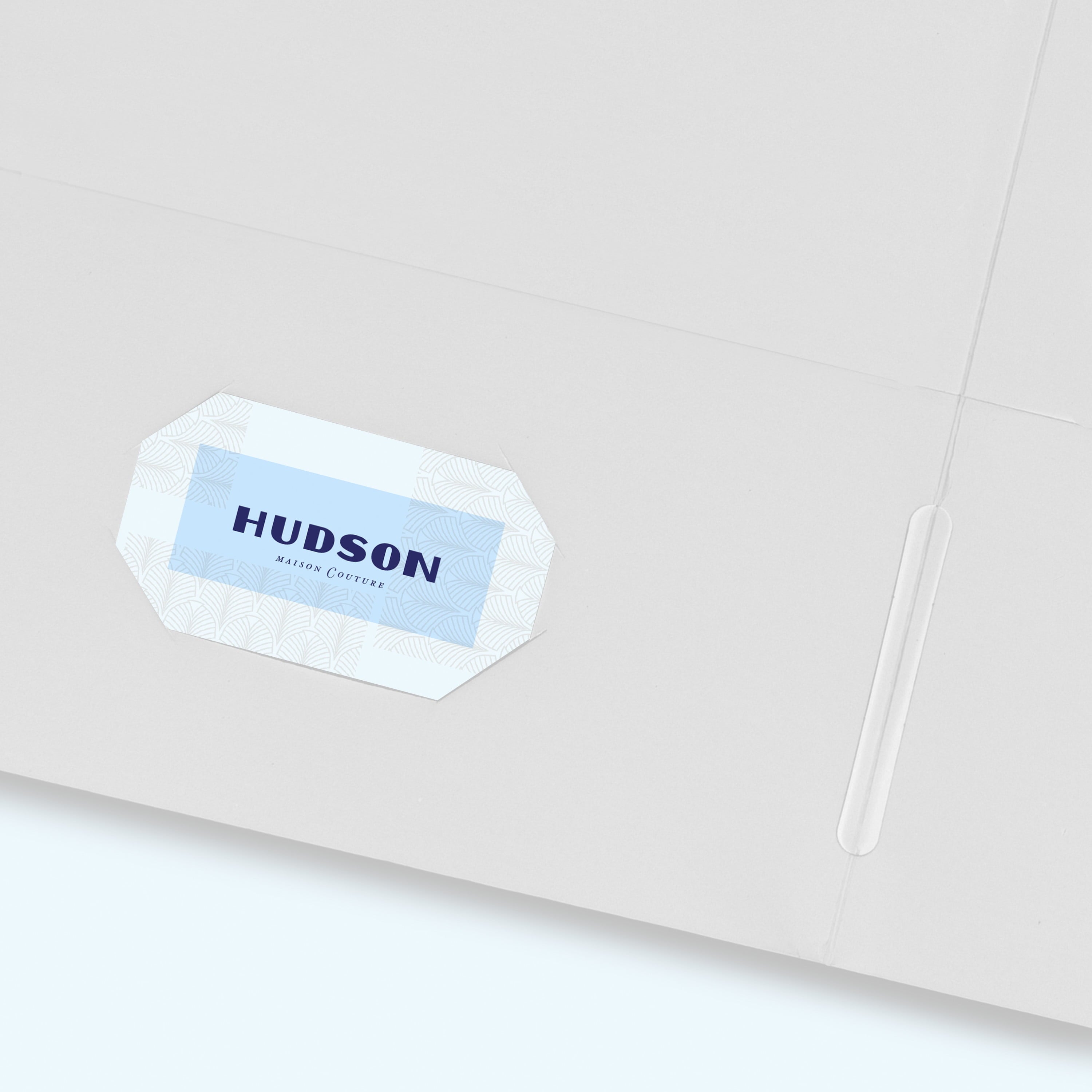 Two Pocket Folders, Holds up to 40 Sheets, 25 White Folders (47991)