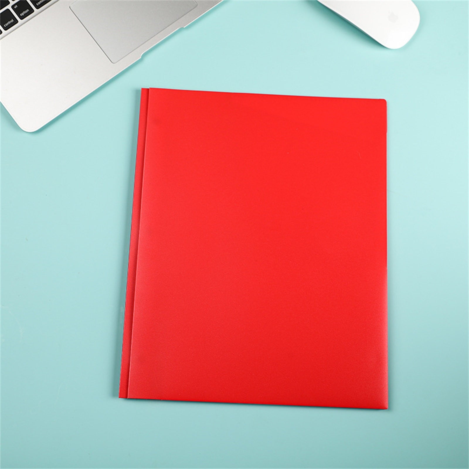 Xwjun Writing Process Folders Two Pocket Folders Bulk Folders With Pockets Heavy Duty Colored Folders With Pockets Plastic Folders With Pockets 2 Pocket Poly Folder Poly Folders With Prongs RedA