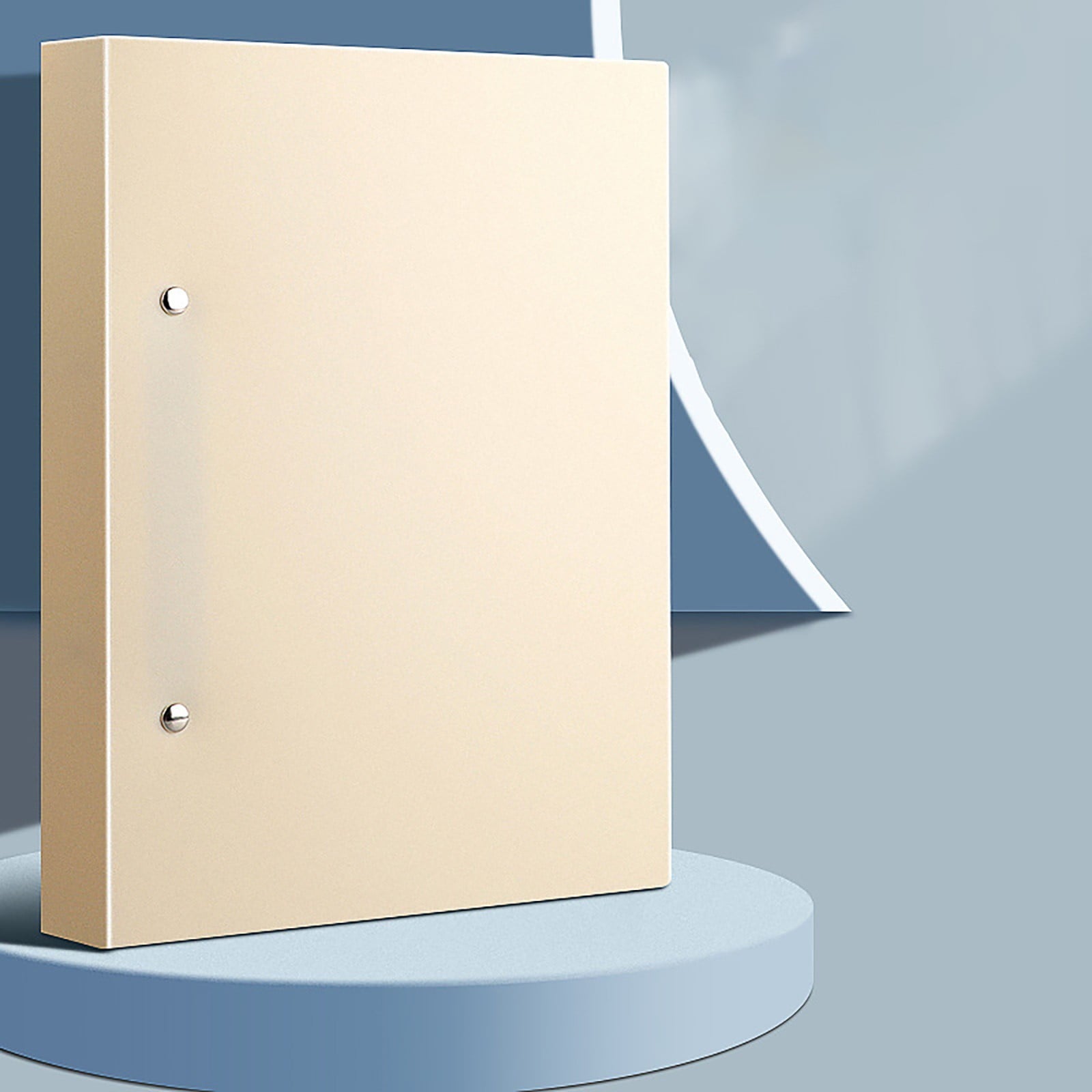 Heavy Duty Plastic Folder, Pocket Folder with brads, Letter Size Poly File, Plastic Folders with 3 Prongs Fasteners - Light Red