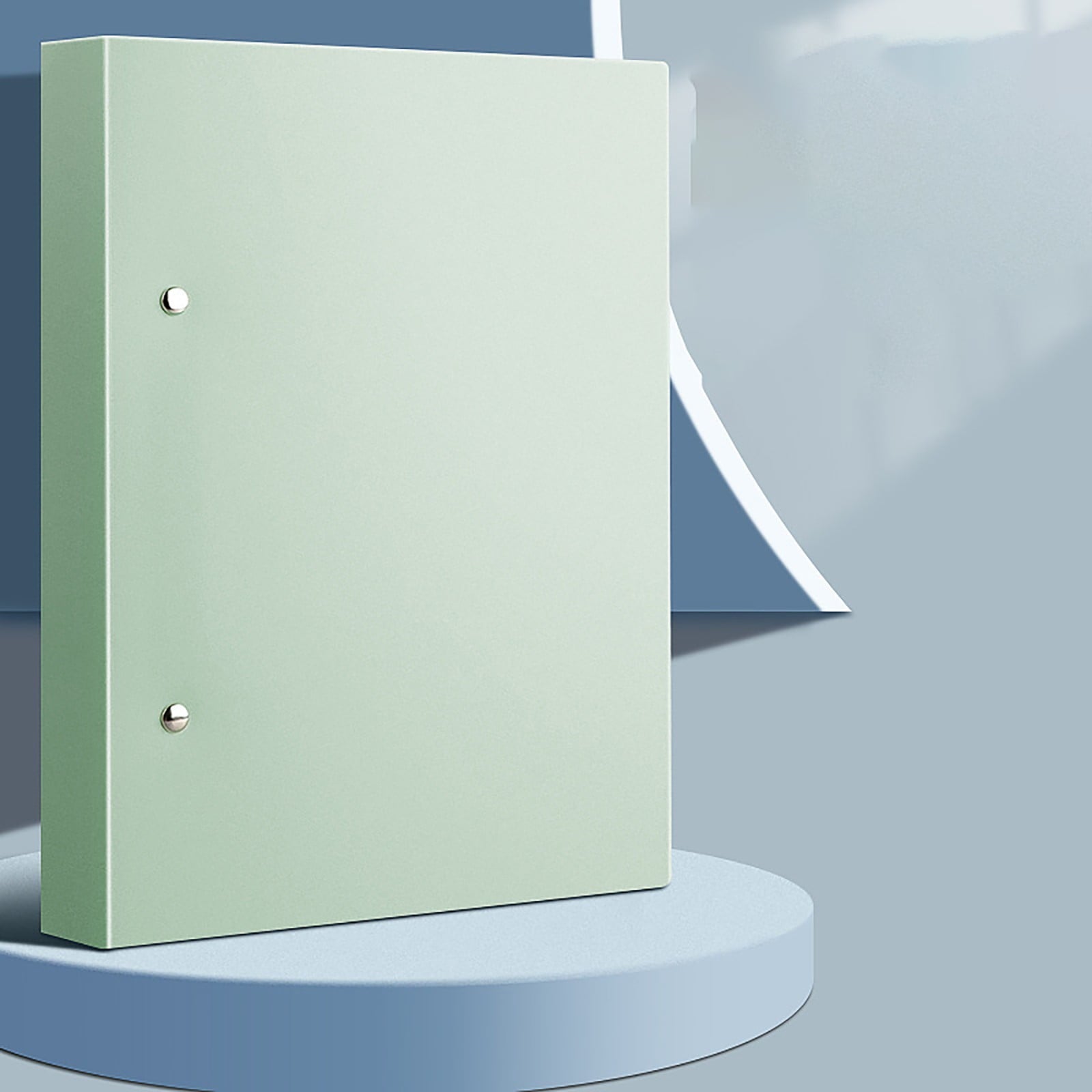 Heavy Duty Plastic Folder, Pocket Folder with brads, Letter Size Poly File, Plastic Folders with 3 Prongs Fasteners - Light Red