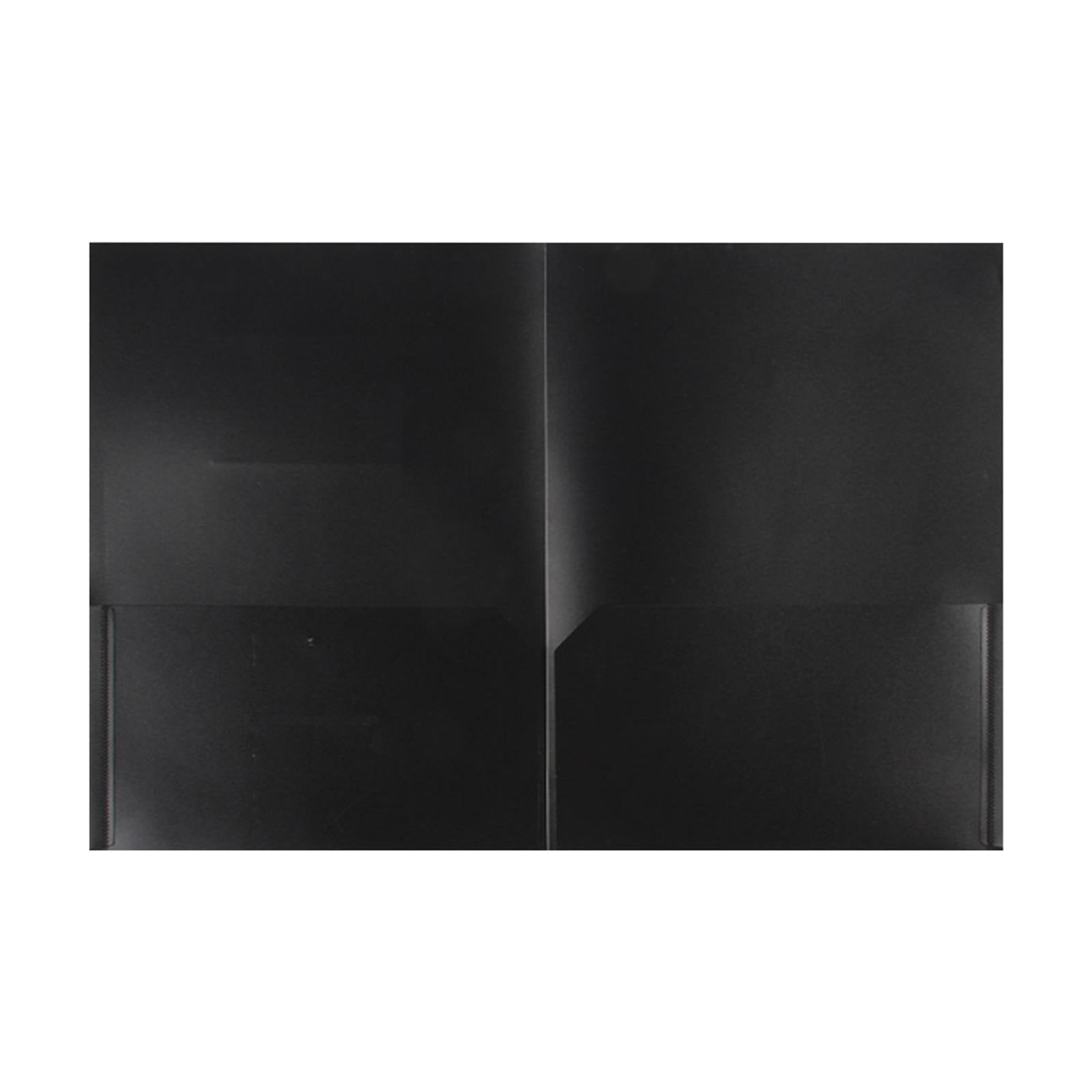 1 Pack Folder with Pockets,Plastic Folders with Pockets,Durable Heavy Duty File Folders with Business Card Slot, 2-Pocket Folder for Home and Office,Letter Size(Clear)