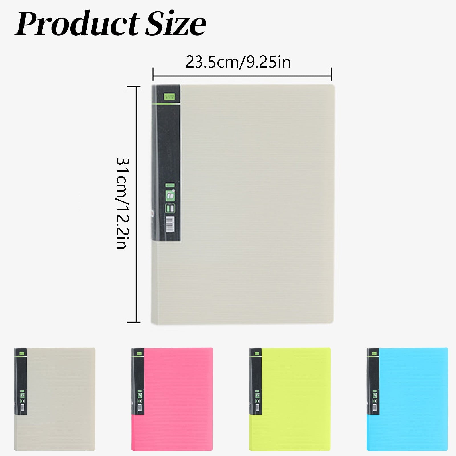 ​​BINGLI Art Portfolios 9"x12" with 20/40/60 Pockets Heavy Duty Folder Clear Sheet Protectors Artwork Presentation Book for Document Organization and Portfolio Storage​​