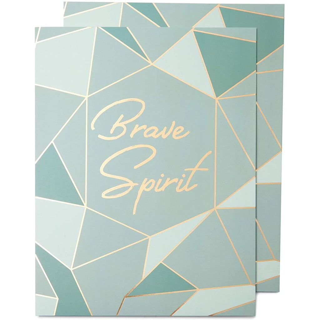 Decorative Pocket File Folders, Rose Gold Office Supplies (9.5 x 11.5 in, 12 Pack)