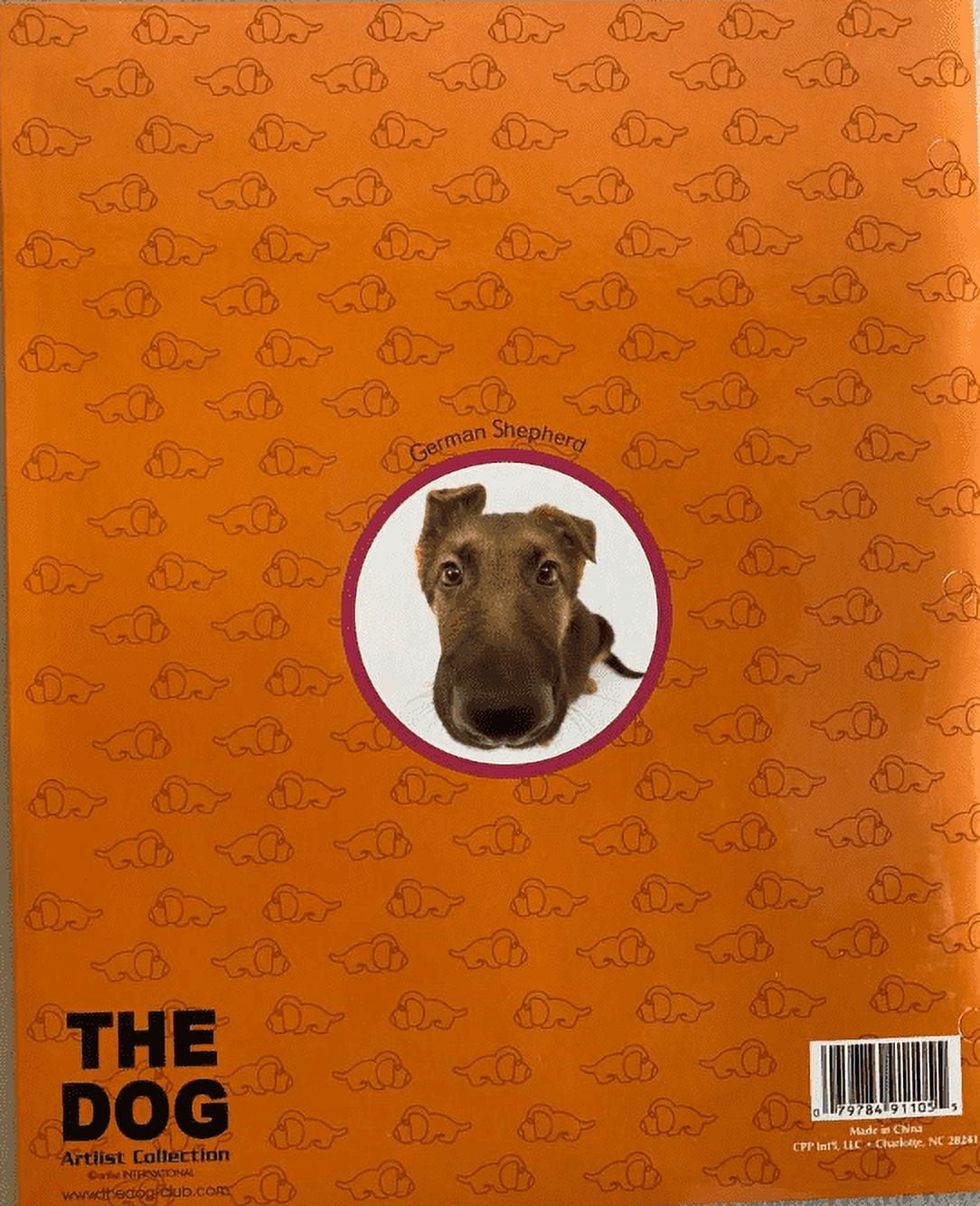 The Dog Artist Collection - Set of 6 Portfolio Folders with Pockets