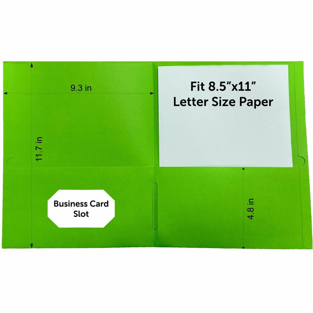 Sparco, SPR78548, Letter-size Pocket Folders, 25 / Box, Assorted