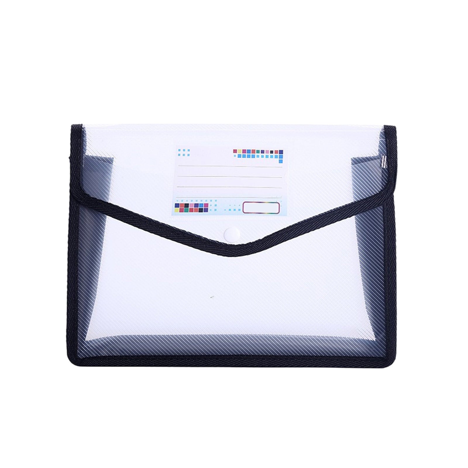 Clearance Plastic Folders with Two Pockets, Heavy Duty 2 Pocket Folders with Business Card Slot for Letter Size Paper, Assorted Colors, For Office and School Use Blue