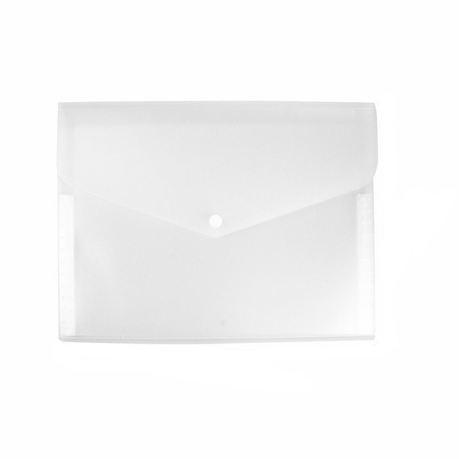 Heavy Duty Plastic Folder, Pocket Folder with brads, Letter Size Poly File, Plastic Folders with 3 Prongs Fasteners - Light Red