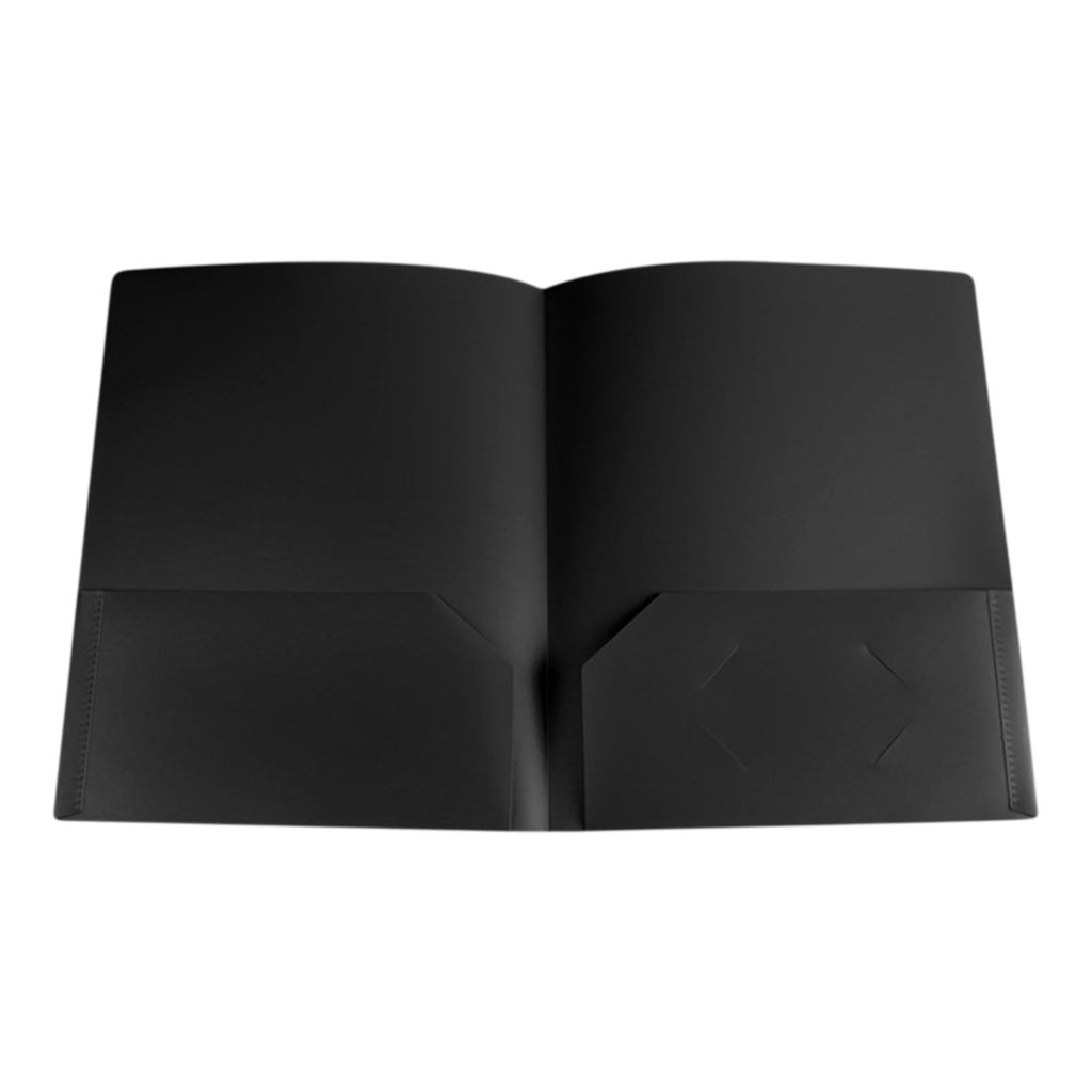 XOAIHY Heavy Duty Plastic Pocket Folders – Letter Size File Folders with Pockets, Durable and Ideal for Documents, Office, and School Organization, Perfect for Filing and Storage