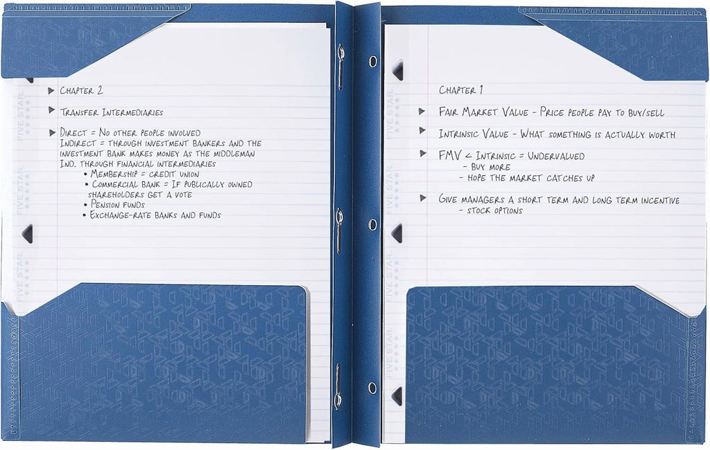 Double pocket folder, plastic file folder with securing tabs and latch, holds 8-1/2" x 11" paper