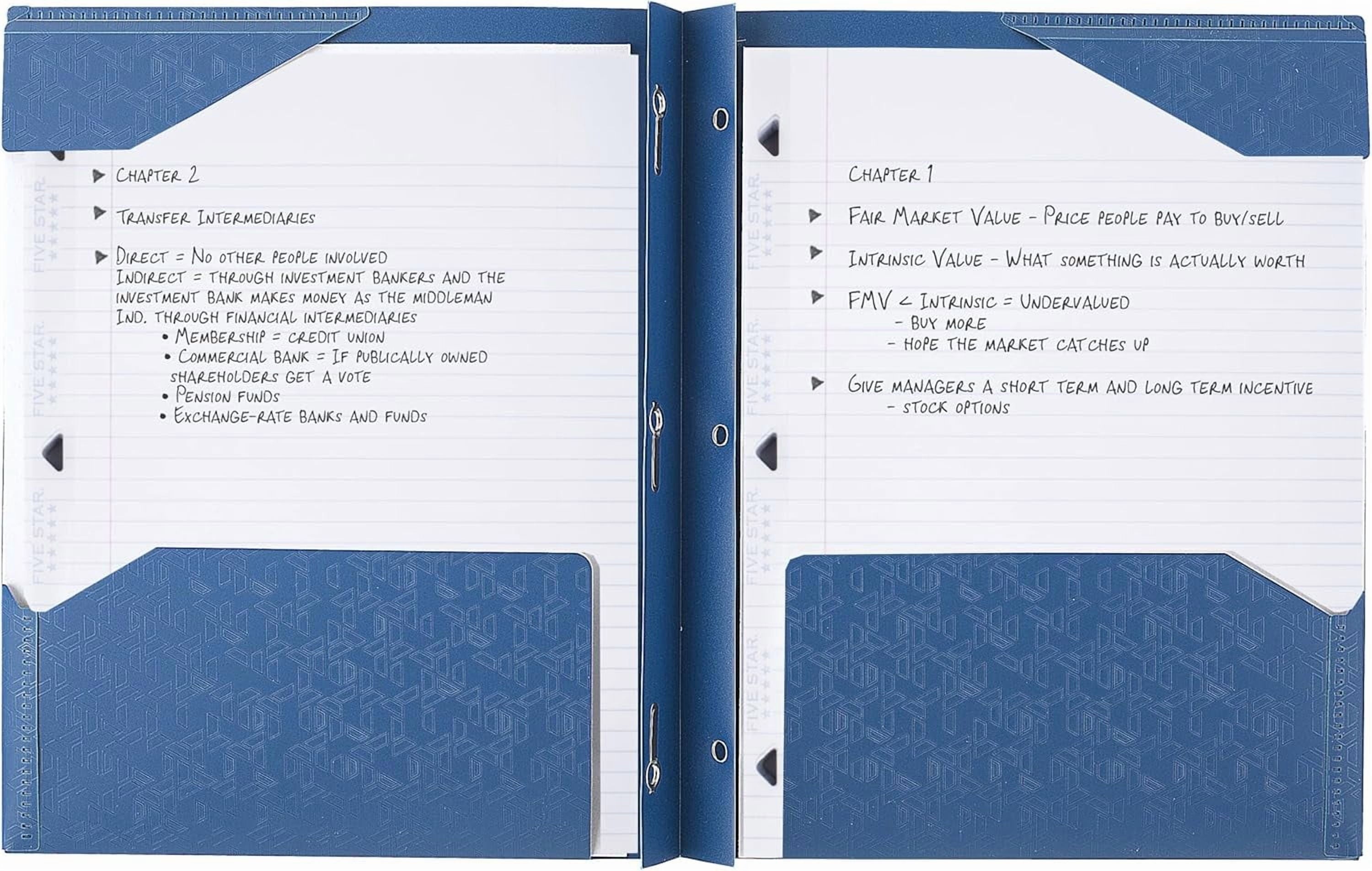 Double pocket folder, plastic file folder with securing tabs and latch, holds 8-1/2" x 11" paper
