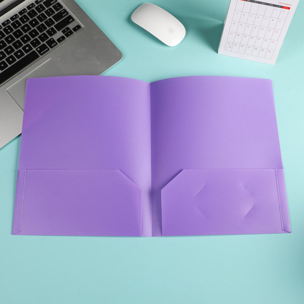 Lilixerw Folders with Pockets,Heavy Duty Pockets Folders with Business Slot,Fit Letter Size Documents Folders,for School Office Teacher