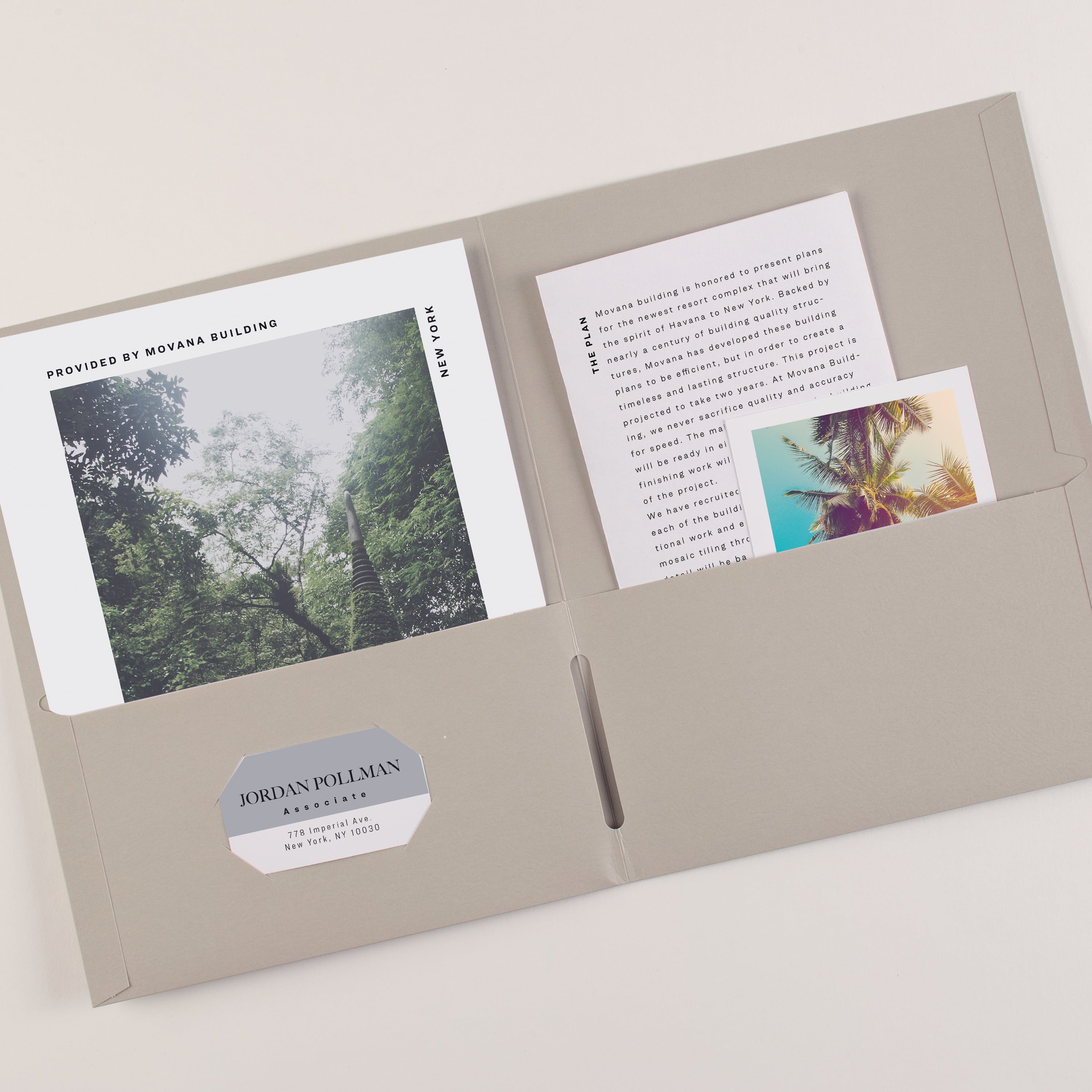 Two Pocket Folders, Holds up to 40 Sheets, 25 Gray Folders (47990)