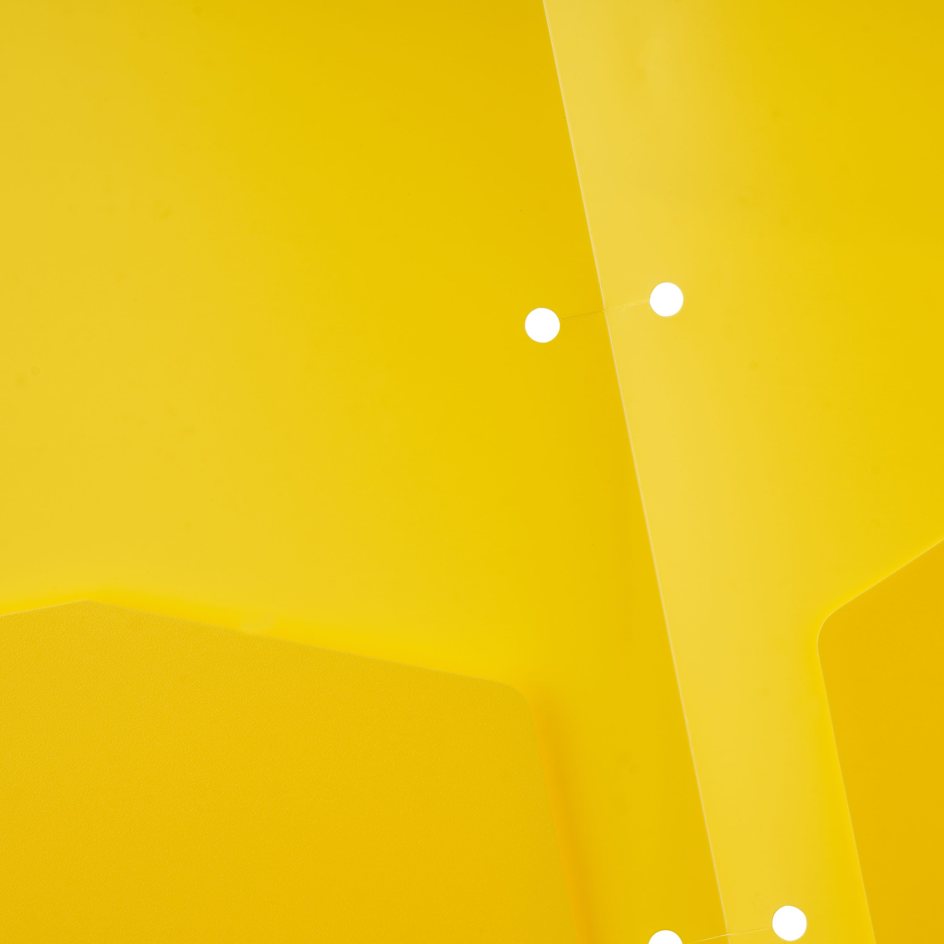 Pen+Gear 2-Pocket Poly Folders, 9.4" x 11.4", Yellow, 50 Pack